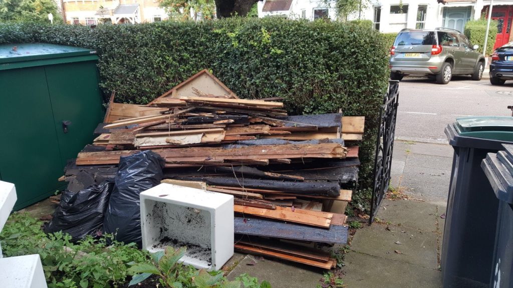 building waste removal in London